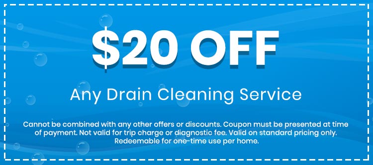 Discount on Any Drain Cleaning Service