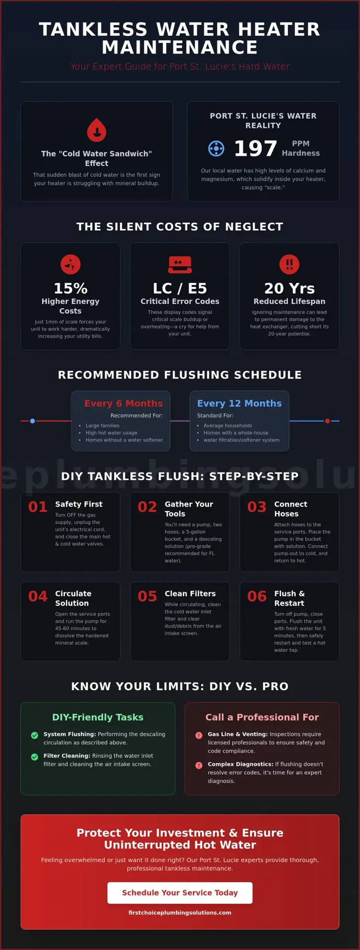Tankless Water Heater Maintenance in Port St. Lucie: The 2026 Homeowner’s Guide 1 Tankless Water Heater Maintenance in Port St. Lucie: The 2026 Homeowner’s Guide