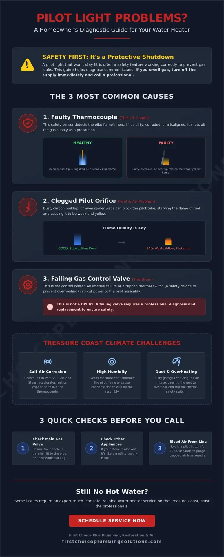 Water Heater Pilot Light Won’t Stay Lit: Troubleshooting & Solutions for 2026