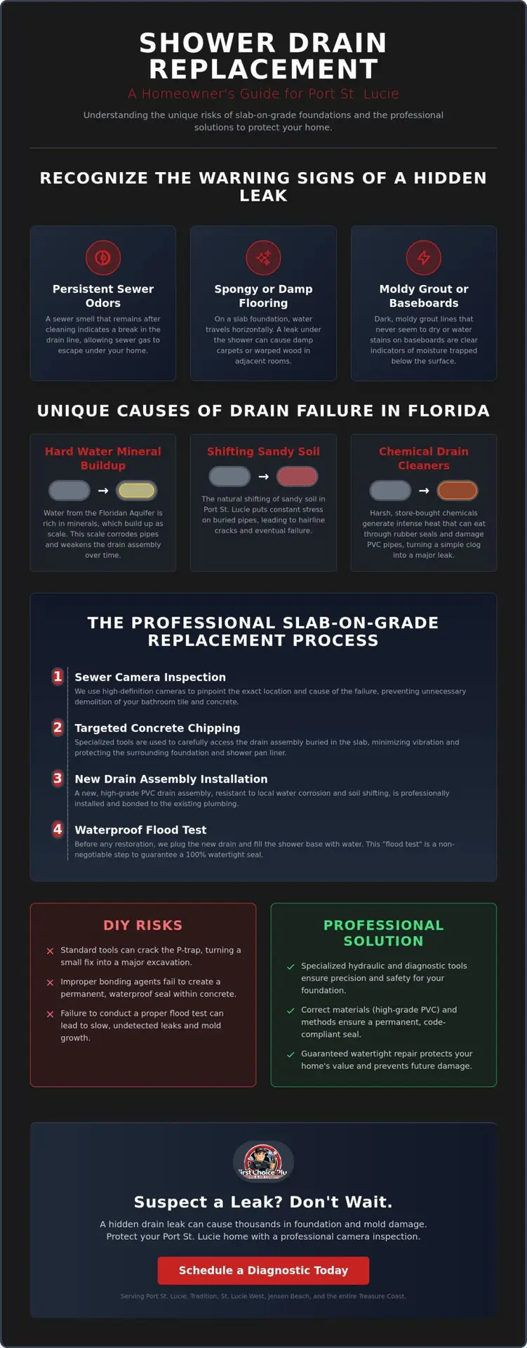 Shower Drain Replacement in Port St. Lucie: The 2026 Homeowner’s Guide