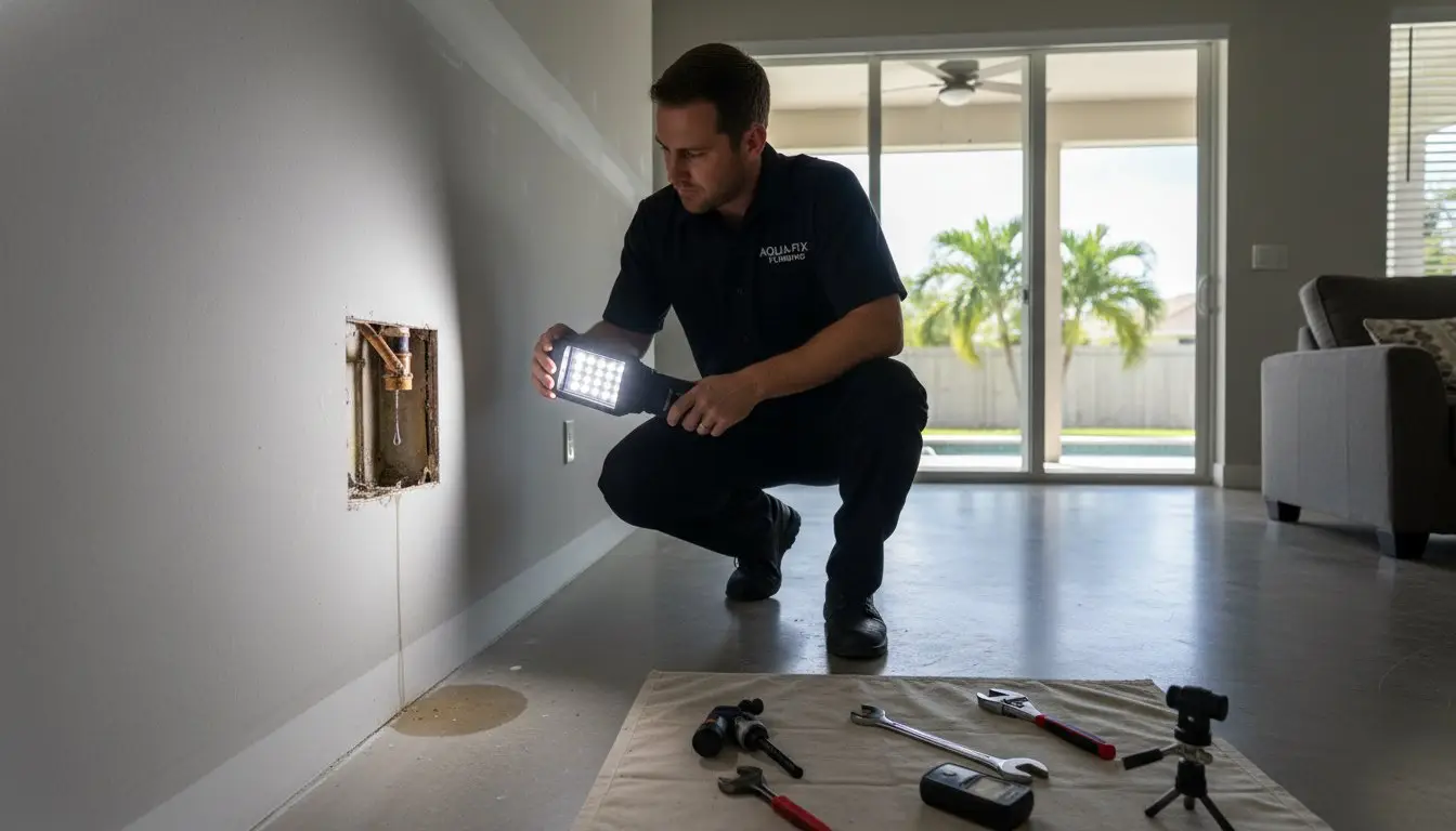 Water Leak Behind Wall Repair Cost: 2026 Florida Homeowner’s Guide