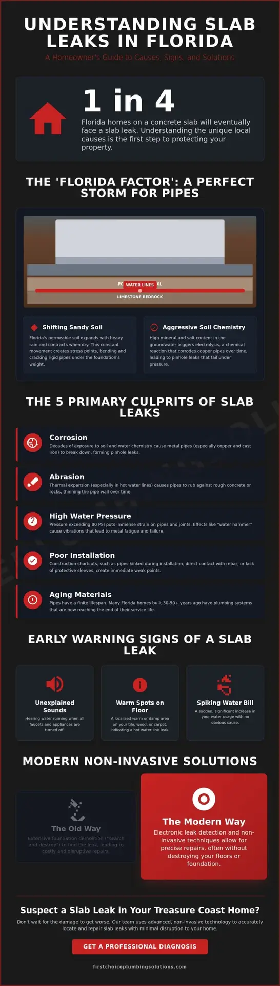 What Causes Slab Leaks in Florida? A 2026 Homeowner’s Guide