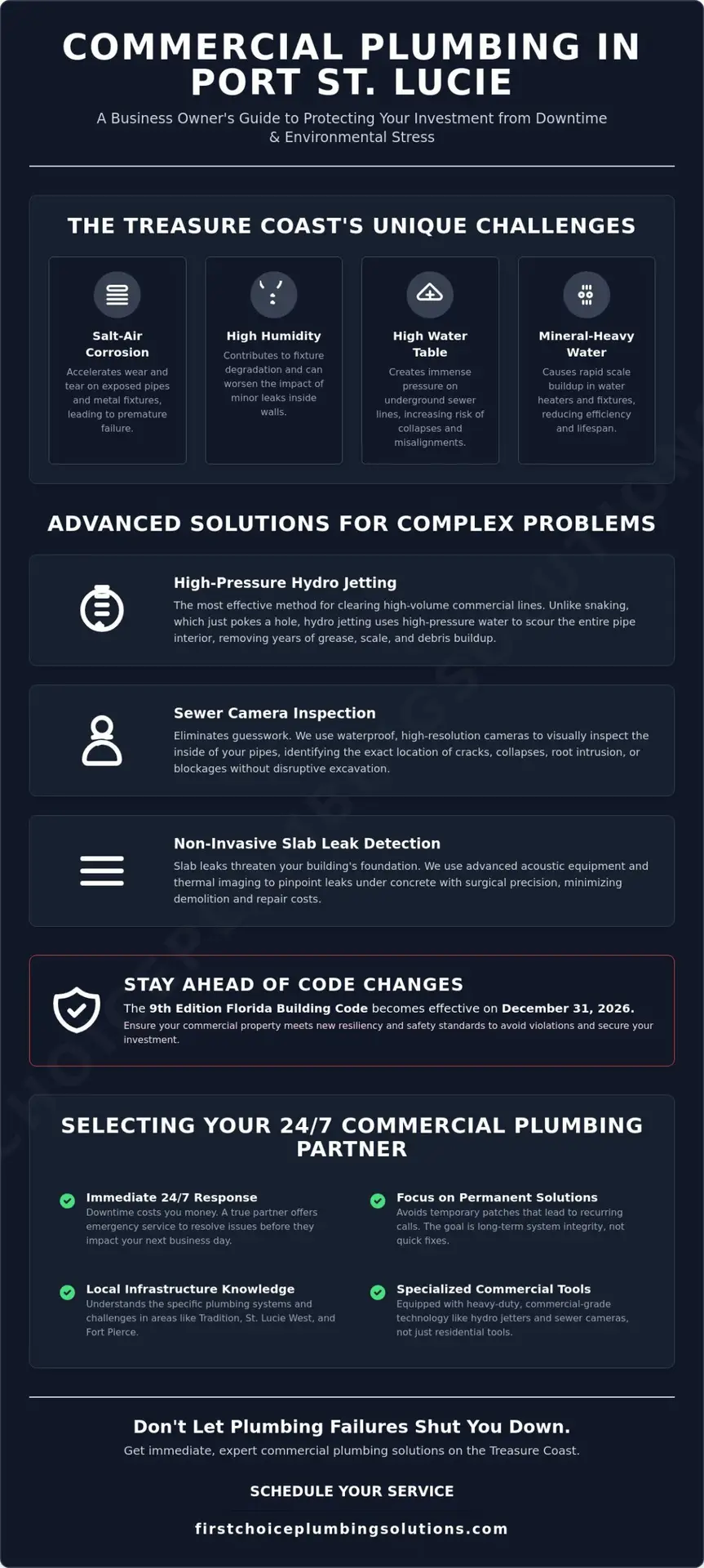 Commercial Plumbing Repair in Port St. Lucie: The 2026 Business Owner’s Reference Guide 1 Commercial Plumbing Repair in Port St. Lucie: The 2026 Business Owner’s Reference Guide