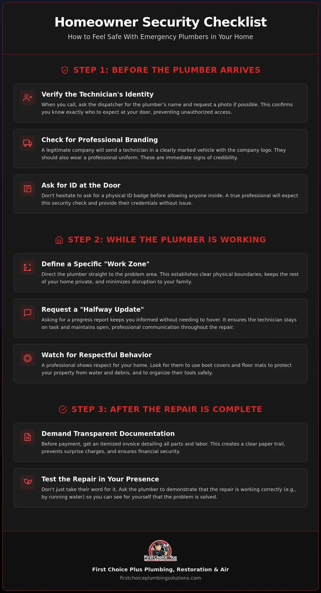 How to Feel Safe With Emergency Plumbers in Your Home: A 2026 Homeowner’s Checklist