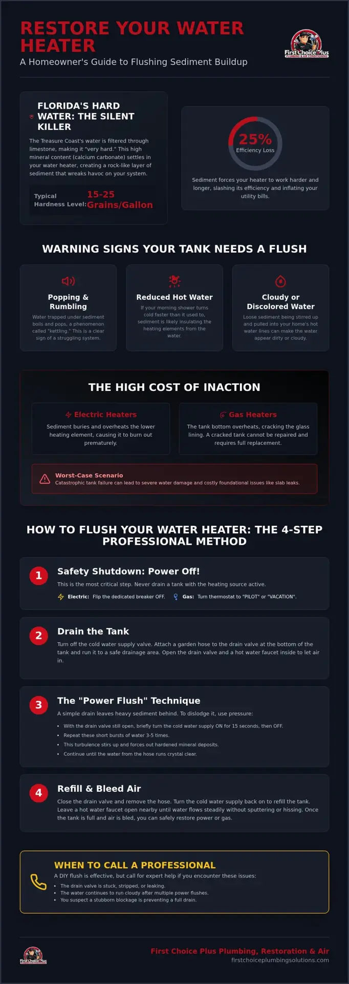 How to Flush Sediment From Your Water Heater: A Step-by-Step Guide for Florida Homeowners
