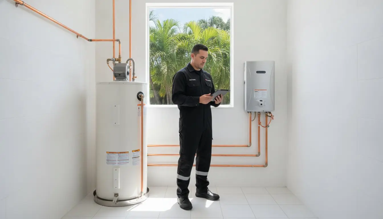 Tank Water Heater vs. Tankless for Large Families in Florida: 2026 Guide