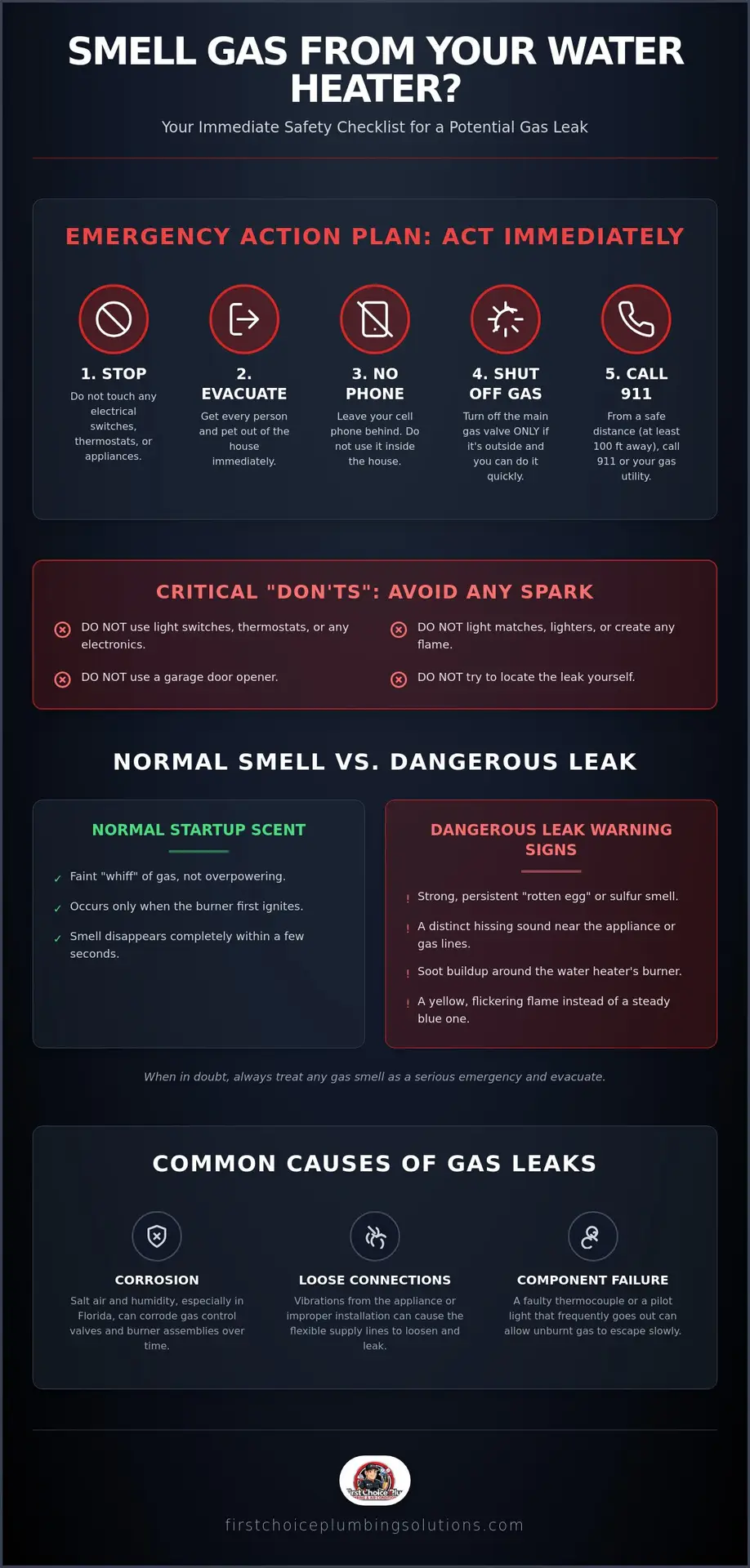 What to Do if You Smell Gas From Your Water Heater: An Emergency Checklist