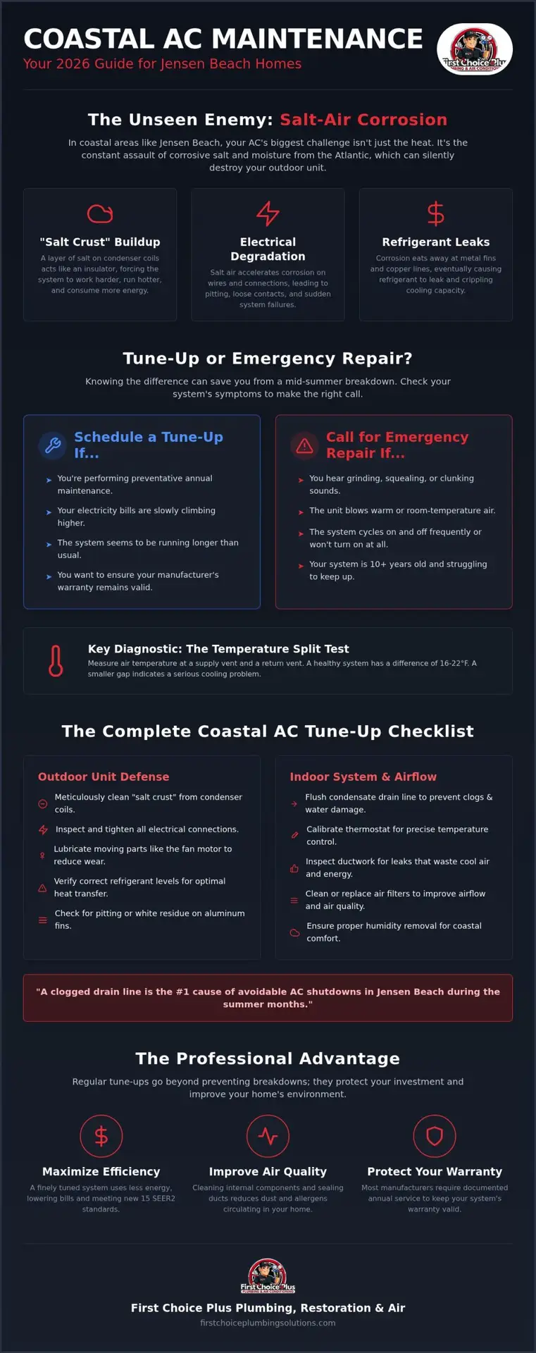 AC Tune Up in Jensen Beach: The 2026 Homeowner’s Maintenance Checklist