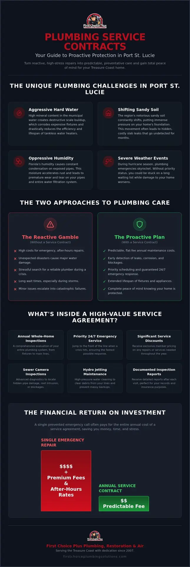 Peace of Mind: The Ultimate Guide to Plumbing Service Contracts in Port St. Lucie