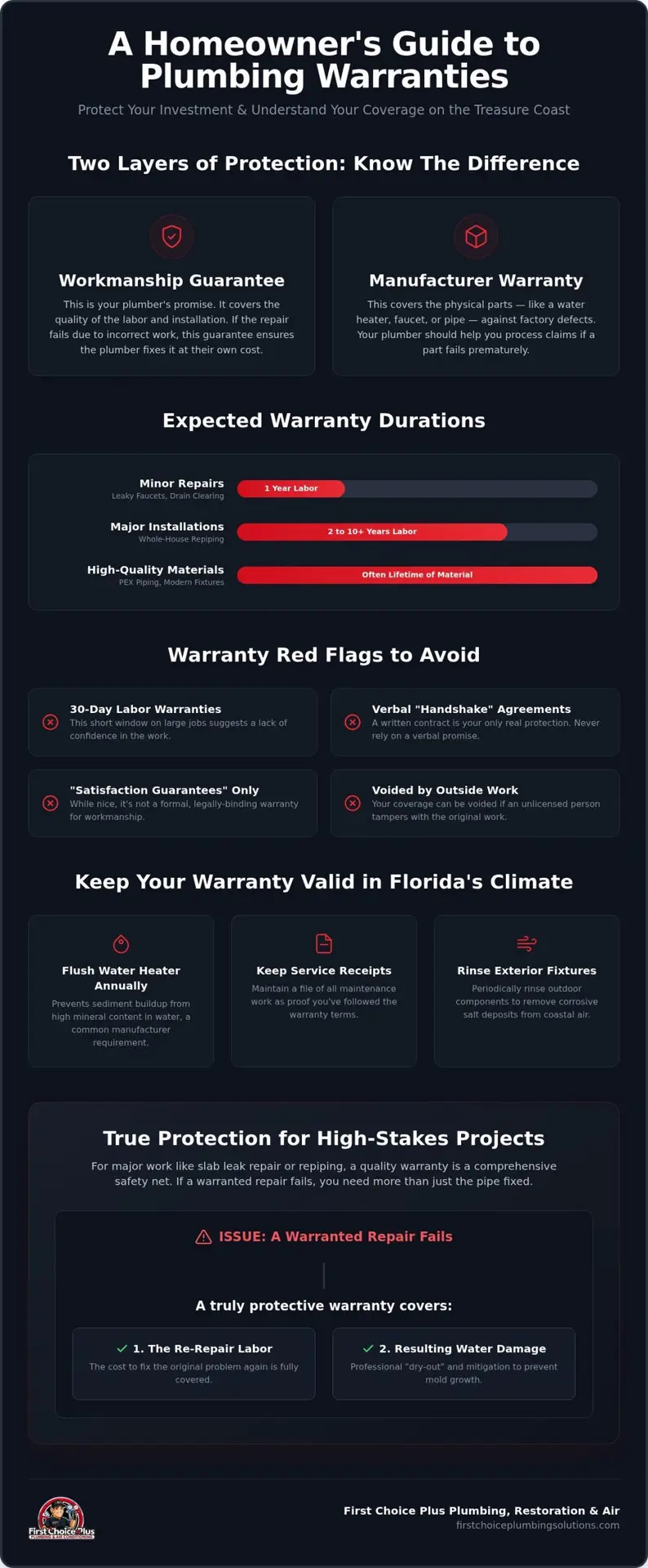 Plumbing Warranty Guide 2026 for Florida Homeowners